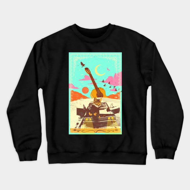 JOHNNY CATSH Crewneck Sweatshirt by Showdeer